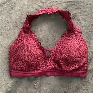 Burgundy bralette